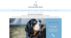 Desktop Screenshot of lighthouseanimalshelter.org